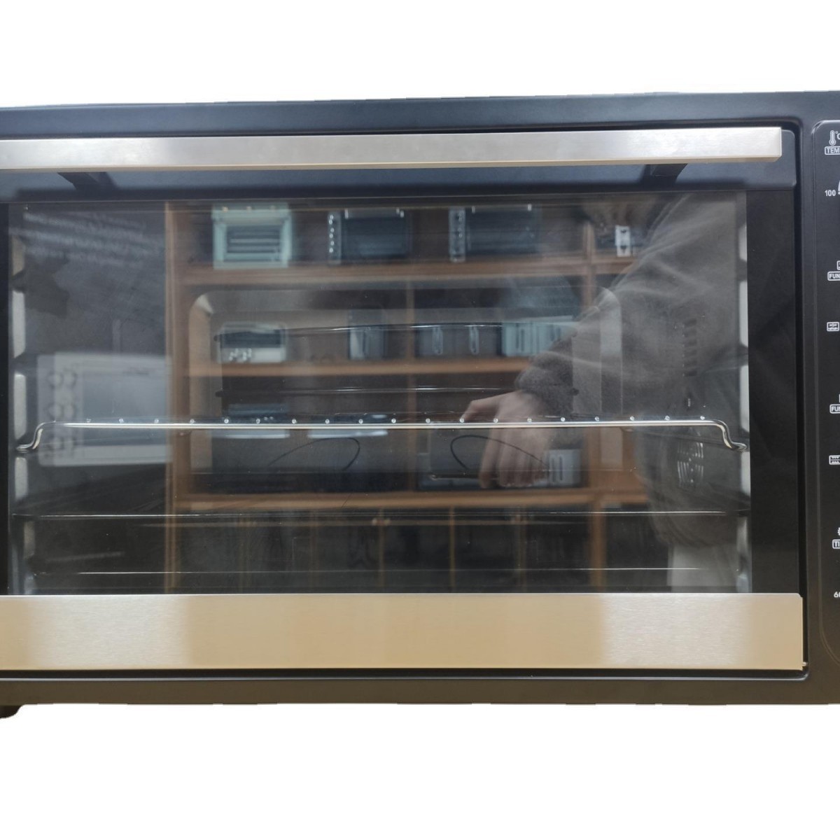 80L horno de comercio exterior doméstico de gran capacidad multifuncional horno de convección visual fábrica a granel personalizado SKDks80
