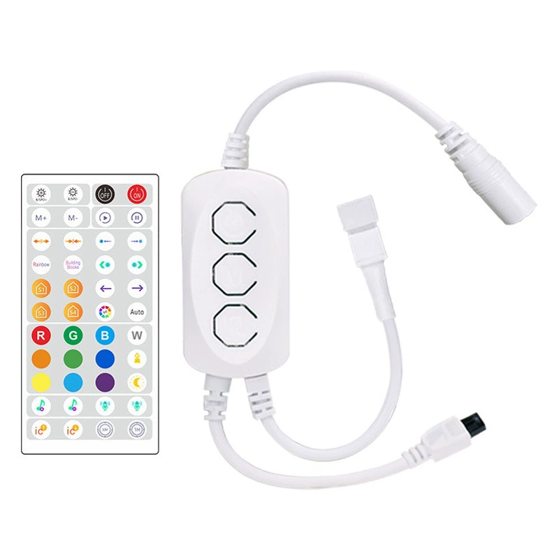 Инфракрасный 44-клавишный контроллер Bluetooth Magic Color для скачек вода интеллектуальное WS2811/2812 Голосовое управление красочным светом Управление ремнем