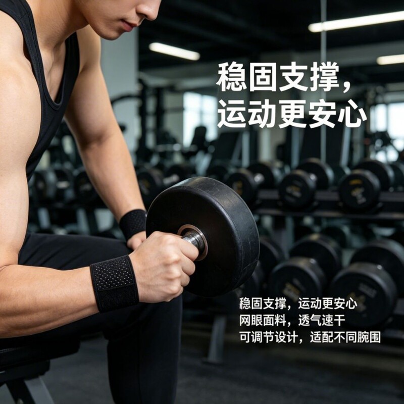 Sports Wristbands for Men and Women, Lightweight Protective Sleeves for Basketball and Fitness, to Relieve Wrist Strain and Sprains, Joint Protection Wristbands