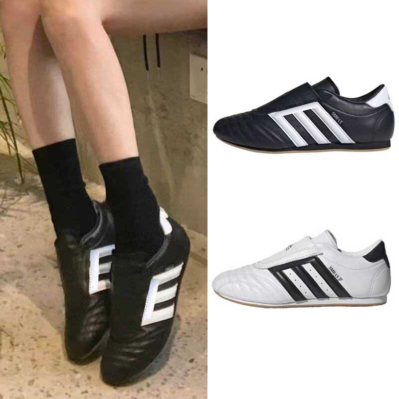 Putian Shoes Adidas Men's and Women's Shoes Taekwondo Taekwondo Fashionable Versatile Slip-On Low-Top Training Shoes