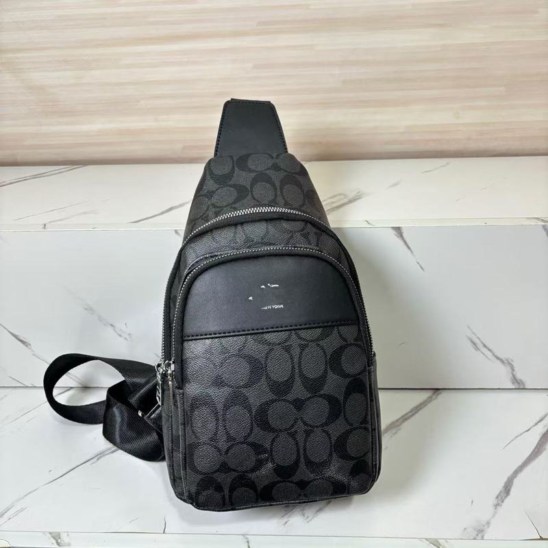 新款男士经典印花小挎包休闲跨境爆款时尚百搭胸包后背包高级质感|undefined