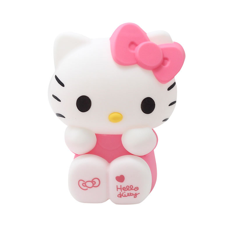 Nuevos productos transfronterizos Kitty silicona lámpara de noche para las niñas regalos de vacaciones lámpara de mesa lámpara de cabecera