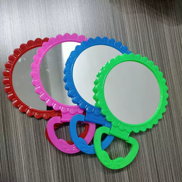 506 Large Mirror, Plastic Dressing Round Mirror, Foldableing Makeup Mirror, Old-fashioned Old Desktop Mirror, Hundreds of Goods Supply