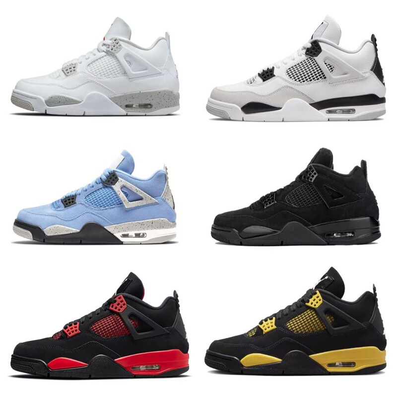 Foreign Trade Putian Shoes Aj4 Basketball Shoes University Blue and White Cement Men's and Women's Shoes Student Casual Running Baota Sports Shoes Foreign Trade Putian Shoes Aj4 Basketball Shoes University Blue and White Cement Men's and Women's Shoes Student Casual Running Baota Sports Shoes