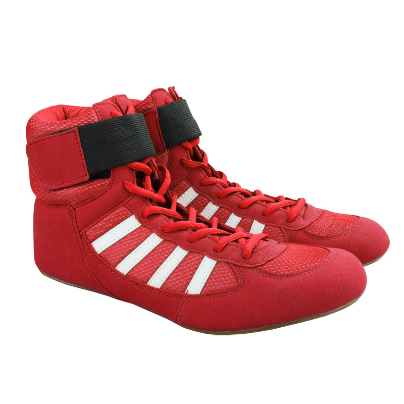 ZTTY zapatos de boxeo de los hombres y mujeres zapatos de lucha Sanda entrenamiento alto-top libre lucha Thai boxeo entrenamiento profesional zapatos de boxeo