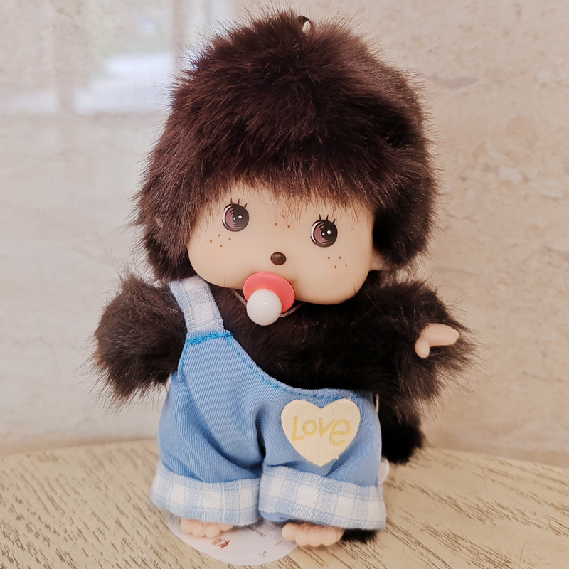 Monchic mengqiqi15CM pequeño vestido muñeca de felpa colgante bolso colgante producto transfronterizo buen producto nuevo producto