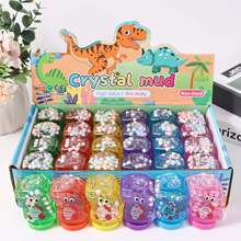 24入水晶泥起泡胶史莱姆M胶安全无毒不沾手益智玩具diy粘土黏土