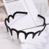 Wavy hair accessory, plastic non-slip universal headband for face washing, Korean style, internet celebrity, simple and elegant design