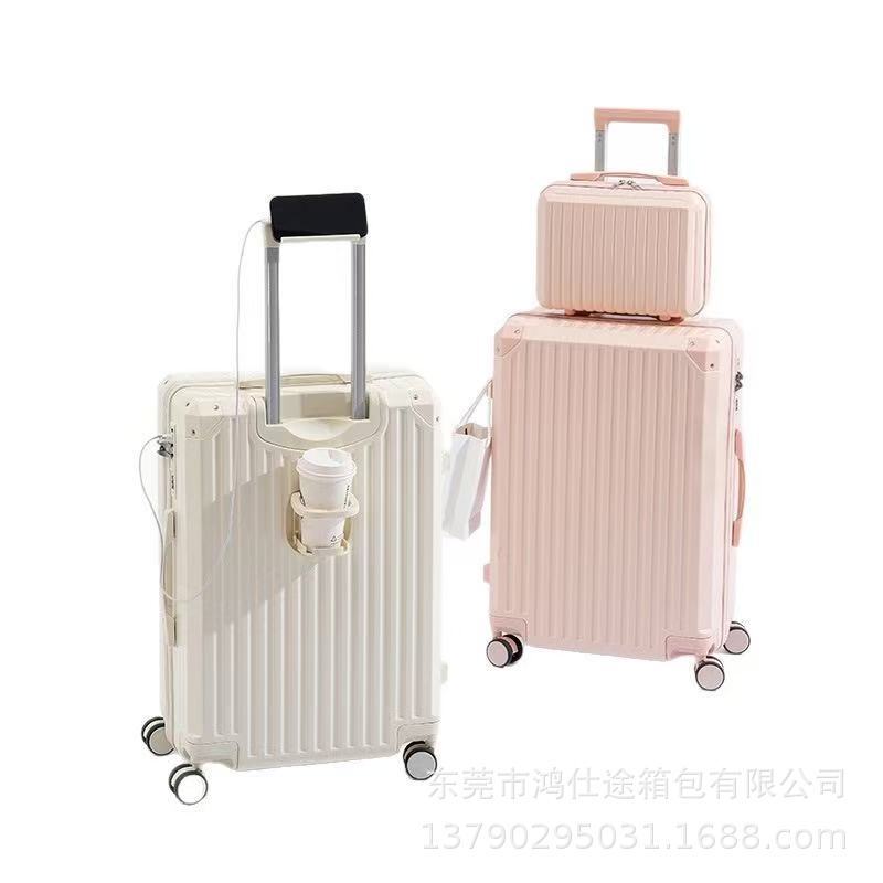 Multifunctional Luggage Suitcase, Travel Suitcase, Trolley Case for Women and Men, Students, with Universal Silent Wheels, Password Lock, Customizable Multifunctional Luggage Suitcase, Travel Suitcase, Trolley Case for Women and Men, Students, with Universal Silent Wheels, Password Lock, Customizable