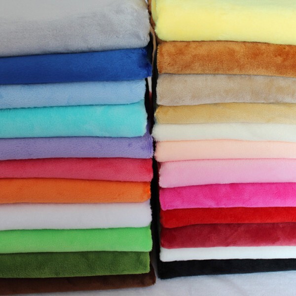 Yilan Spot Short Plush Crystal Super Soft Plush Fabric Plush Toy Warp Knitted Plush Fabric