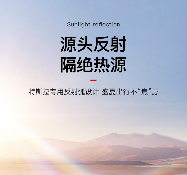 Suitable for Tesla Model Y New Version Sunshade M3 Ice Crystal Double-Layer Segmented Sunroof Sun Protection Magnetic Insulation Curtain