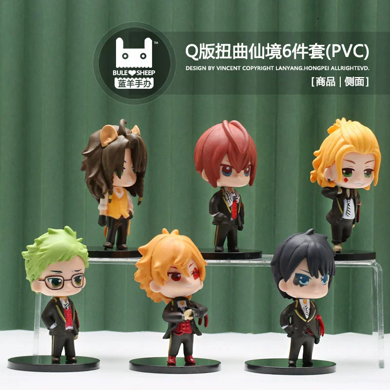 Фигурки Blind Box Twisted Wonderland Ханаэ Нацuki Сузуки Роутa Анимационные фигурки игрушка торт выпечка модель