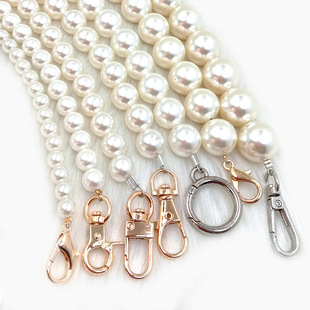 6-20mm Pearl Bag Chain Beads Mobile Phone Hanging Chain Bouquet DIY Gift Box Material Pearl Chain Accessories