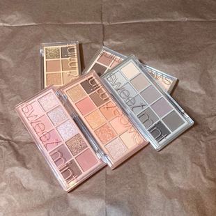 Sweet Mint Novice 10-Color Eye Shadow Palette Sequin Glitter Pearlescent Mashed Potato Matte Ins Makeup Palette Cross-Border