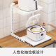 Adjustable kitchen rice cooker storage rack table top drawable air fryer layered multi-functional storage rack