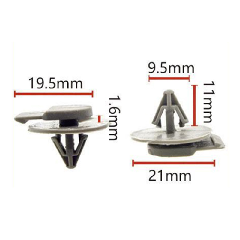 Adecuado para BMW suministro al por mayor coche rueda ceja hebilla remache frontal placa decorativa clip hebilla localizador D301