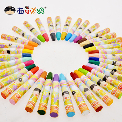 Watermelon Taro safe and easy to wash 36-color hexagonal oil pastels RO66691-4 children's color painting crayons