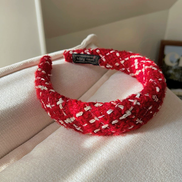 (New Thickened) Red and White Check Weaving
