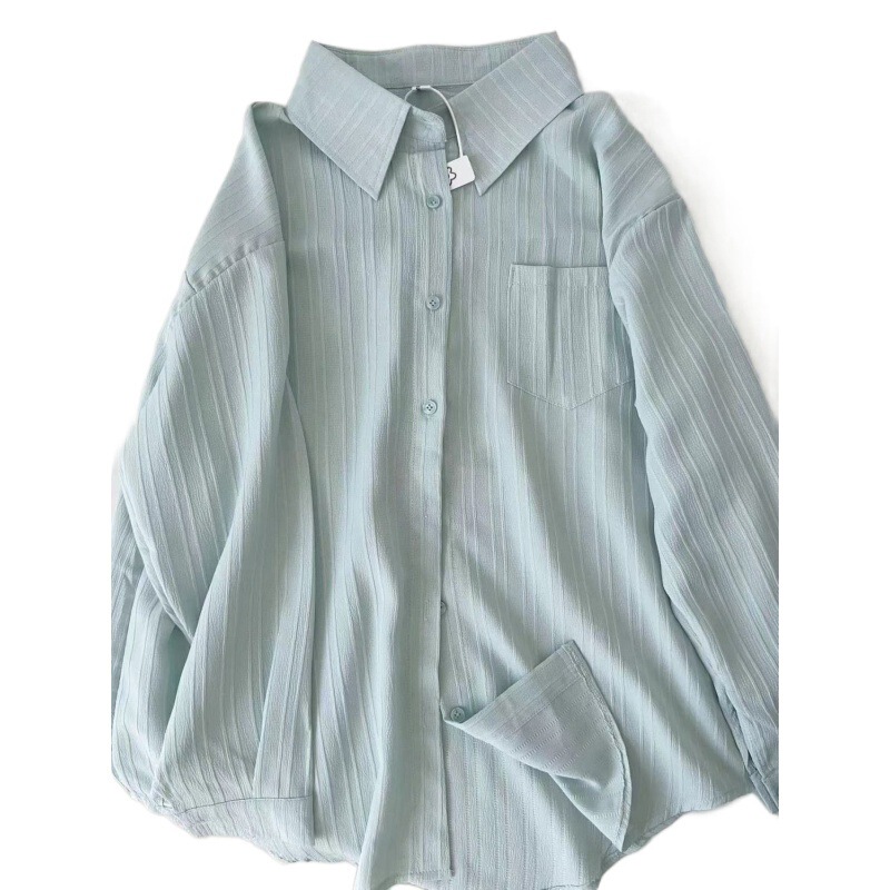 Oversize黄色のシャツのコートの女性の春夏の薄いタイプのカジュアルなカーディガンの日焼け止めのシャツのゆったりした怠惰な上着|undefined