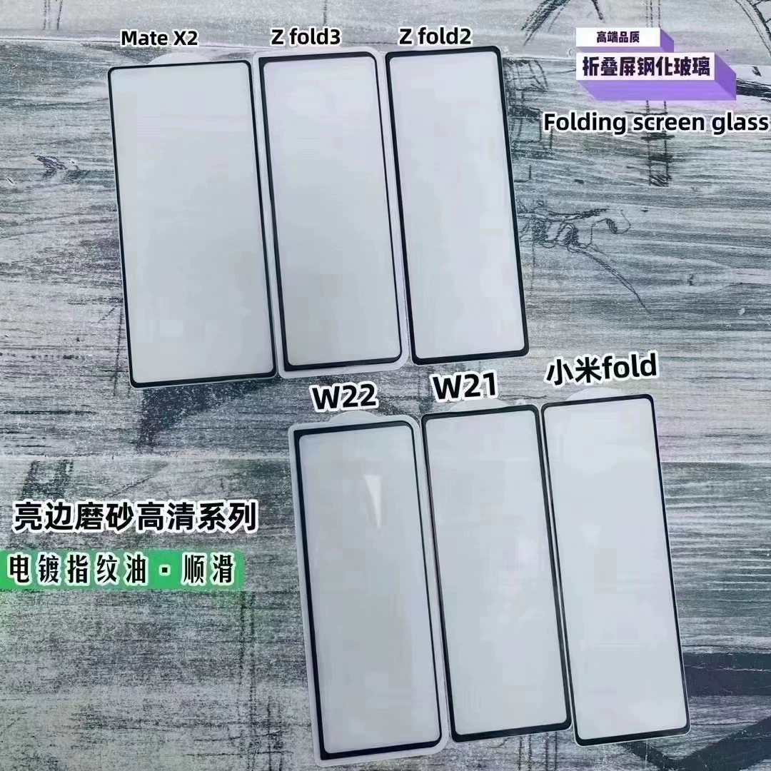 Подходит для стекла Samsung Z Fold6 защита W24 внешний экран W23 антипросокой отпечатков пальцев ZFold54 маленький экран изогнутая защитная пленка