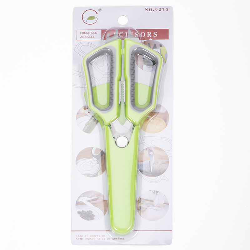 Acero inoxidable de succión magnética tijeras de refrigerador correa de tijeras cubierta de tijeras de alimentos tijeras de hueso de pollo tijeras de hueso de pescado tijeras de barbacoa desmontables