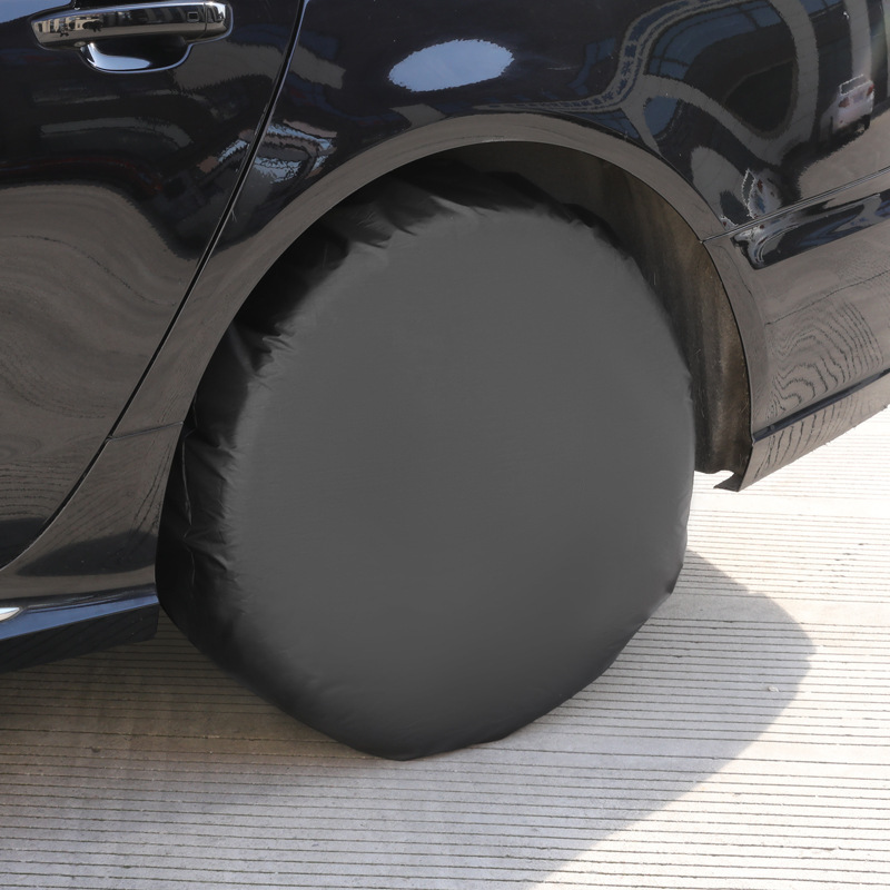 Car tire cover to prevent puppy urine, silver-coated wheel cover, rainproof and dustproof RV tire protector