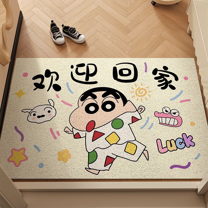 卡通丝圈地垫家用入户门地垫进门耐脏耐磨除尘脚垫可裁剪防滑地垫