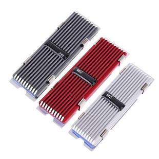 Three-color ultra-thin M.2 solid state hard disk heat sink M2 thermal conduction sheet SSD all aluminum nvme heat sink vest 2280