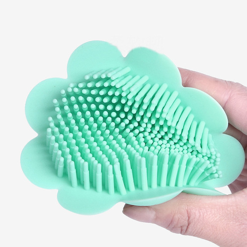 Baby Silicone Hair Shampoo Brush to Remove Hair Dirt Baby Bath Bath Brush Mud Child Bath Cotton Baby Shampoo Cross-border