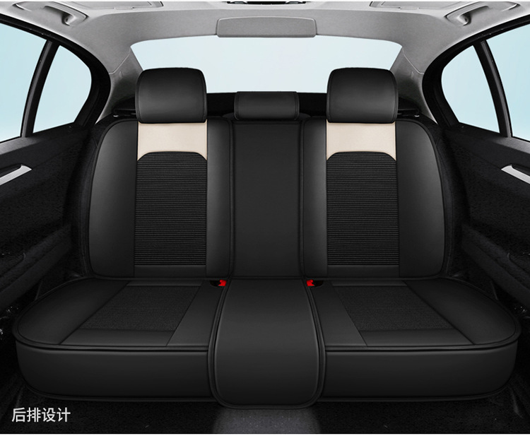 2022 New Bear Cartoon Car Seat Cushion Full Surround Special Seat Cover Universal for All Seasons New Seat Cover
