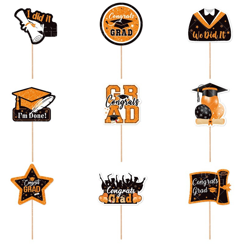 Decoración de pastel de graduación internacional Graduation Plug-in Decoración de pastel de postres