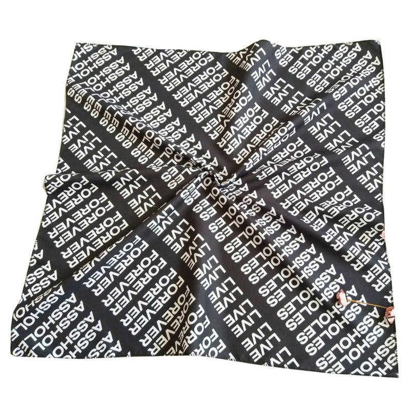 户外运动头巾纯棉双面印花手帕bandana涤纶腰果花头巾嘻哈方巾|undefined
