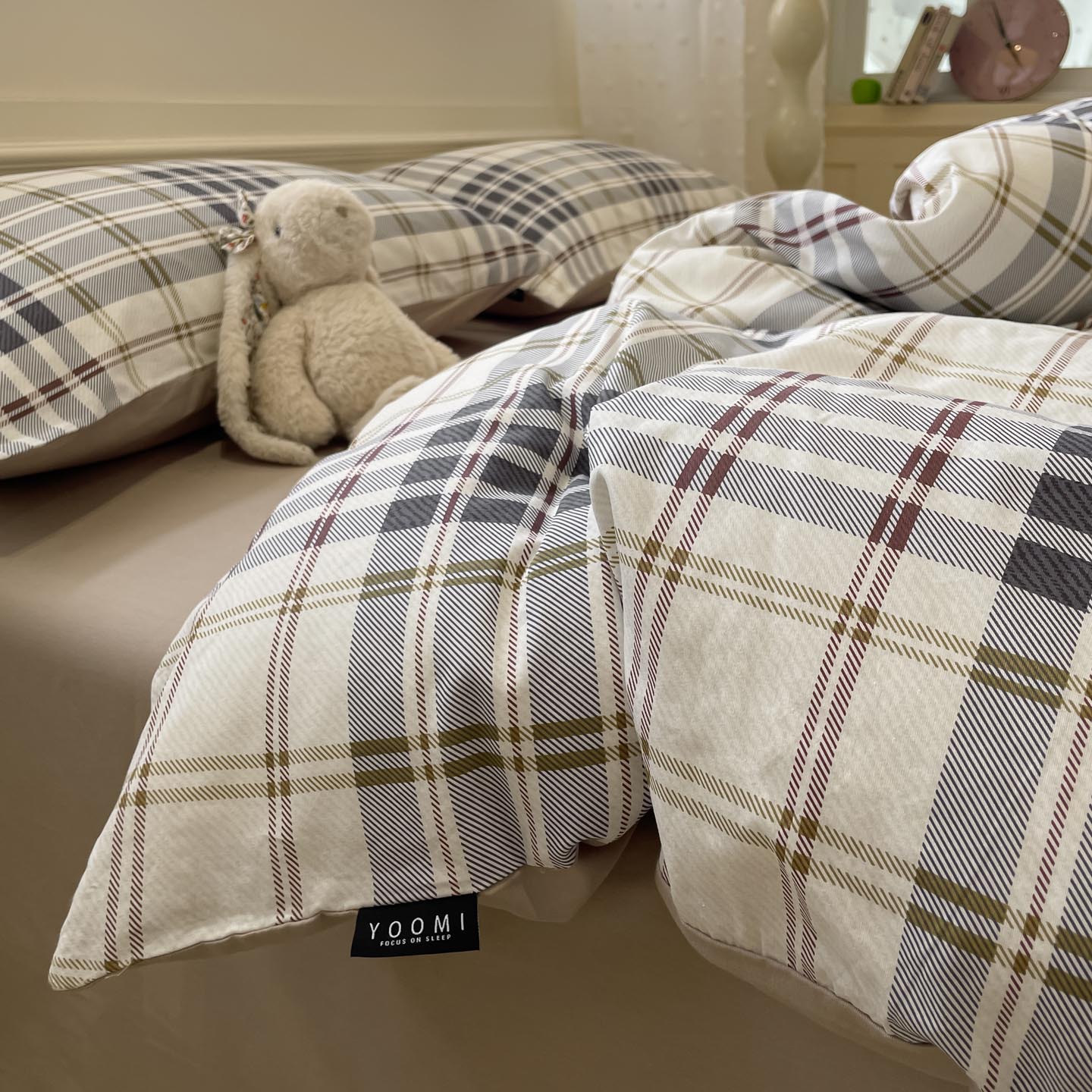 Cama de algodón de cuatro piezas set2025 nuevo algodón de cuatro estaciones sábanas universales set de cama de tres piezas