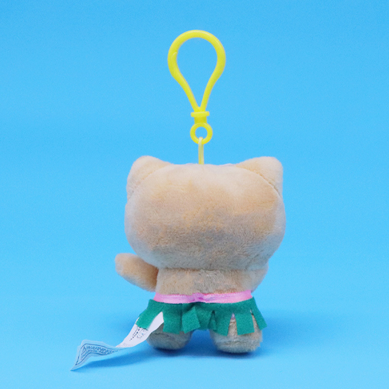 ハワイ黒草スカートハローキティ人形バッグペンダントキーホルダーぬいぐるみ日本サンリオ|undefined