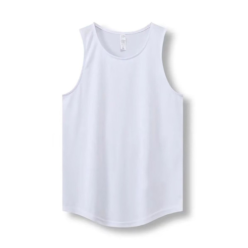 Men's sleeveless T-shirt, INS trendy brand, Japanese style, simple and broad-shouldered, cut sleeves, summer loose pure cotton sports jacket, outerwear