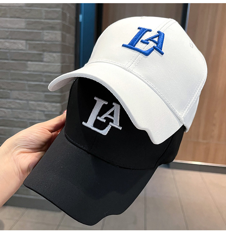 Bestickte Baseballcap Für Damen Und Herren Mit Wellenkrempe_voghion.com