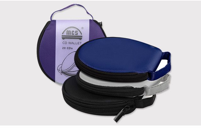 Plaid Car CD Bag Disc Storage Case Multifunctional Car CD Holder