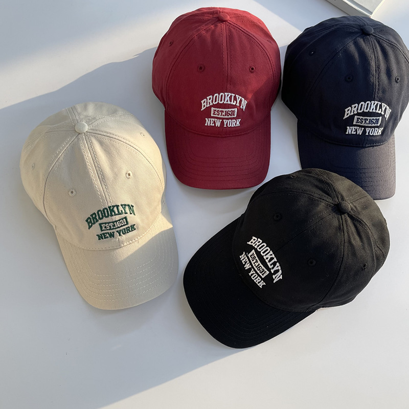 2022 Korean Style ins Cap Women's Spring and Summer Face Small Sunshade Baseball Cap Japanese Style All-match Hat for Men