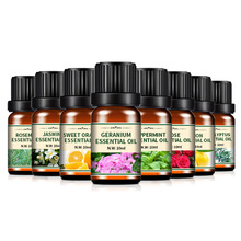 跨境小支甜橙玫瑰薄荷茉莉薰衣草桉叶22款香薰精油亚马逊混批灌装