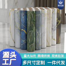 烫金仿瓷砖大理石贴纸电视背景墙面装饰墙纸自粘墙贴防水防潮壁纸