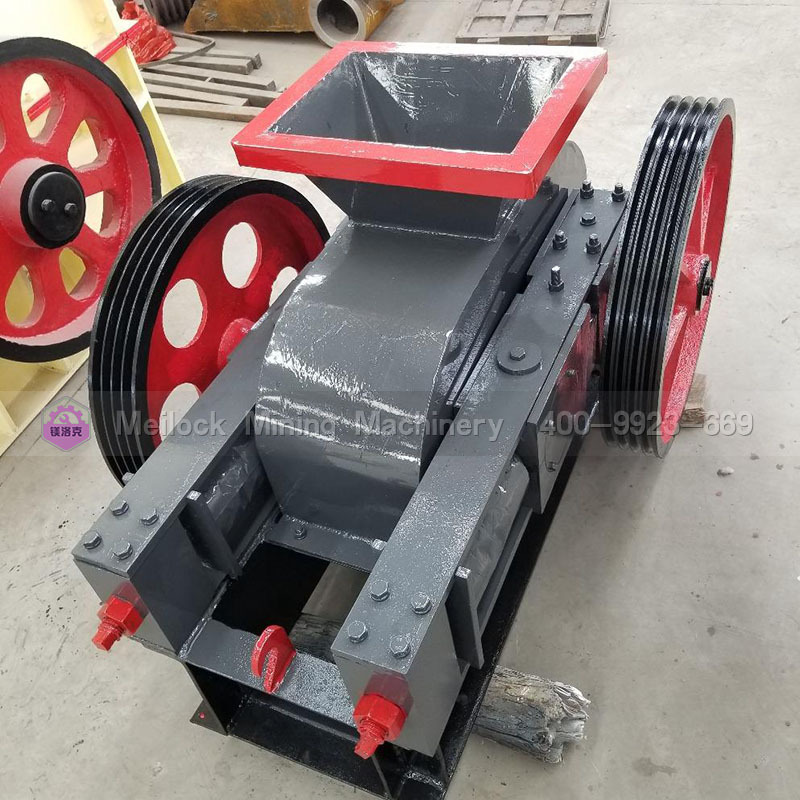 双辊制砂机新款批发液压对辊破碎砂石料生产线对辊机 噪声低，品