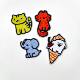 Computer Embroidery Cartoon Self-adhesive Cloth Patch Patch Patch Panda Animal Clothing Accessories DIY Decorative Paste