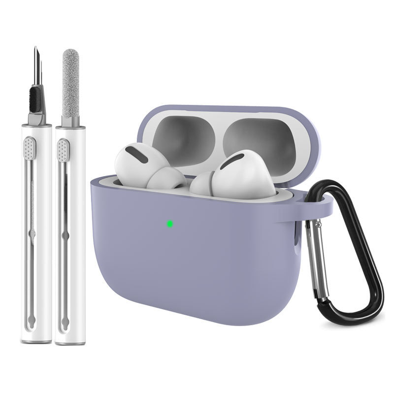 适用Airpodspro3保护套苹果耳机保护壳硅胶纯色airpods保护壳批发|undefined