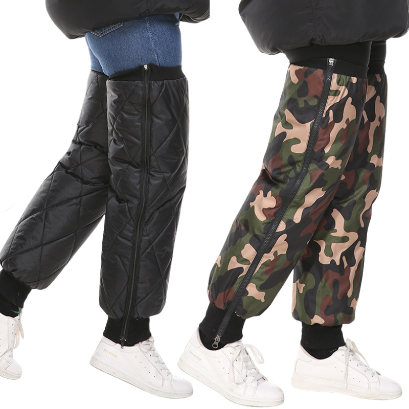 Bicicleta eléctrica de invierno rodilla para ciclismo caliente a prueba de frío a prueba de viento y veludo anticuerpo de piernas frías para motocicleta con cremallera a prueba de agua gruesa