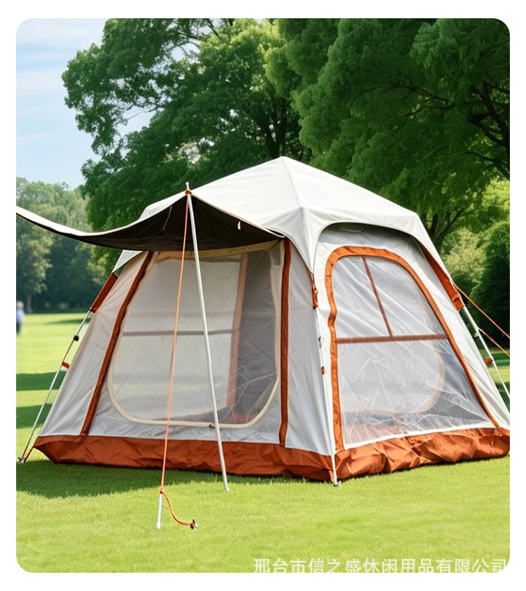 Factory wholesale outdoor square tent, canopy tent, sun-proof and waterproof seaside camping tent, travel tent