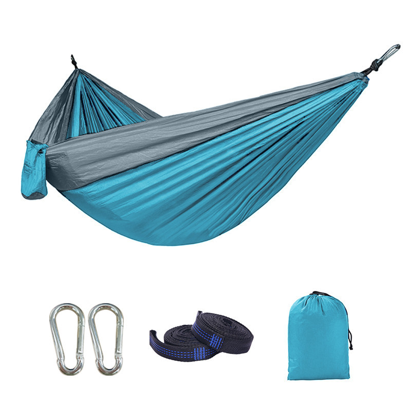 270*140cm 라이트블루와 그레이 (5링 스트랩 모델)