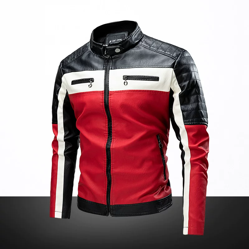 Winter polyurethane jacket, fleece retro jersey, 2024 years