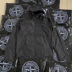 クロスボーダーSTONE ISLAND石ハードシェル防風防水肩章GTXアウトドアジャケット