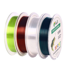 New sea fishing main line and leader line 100 meters fishing line, nylon high strength fishing line, 4 colors available