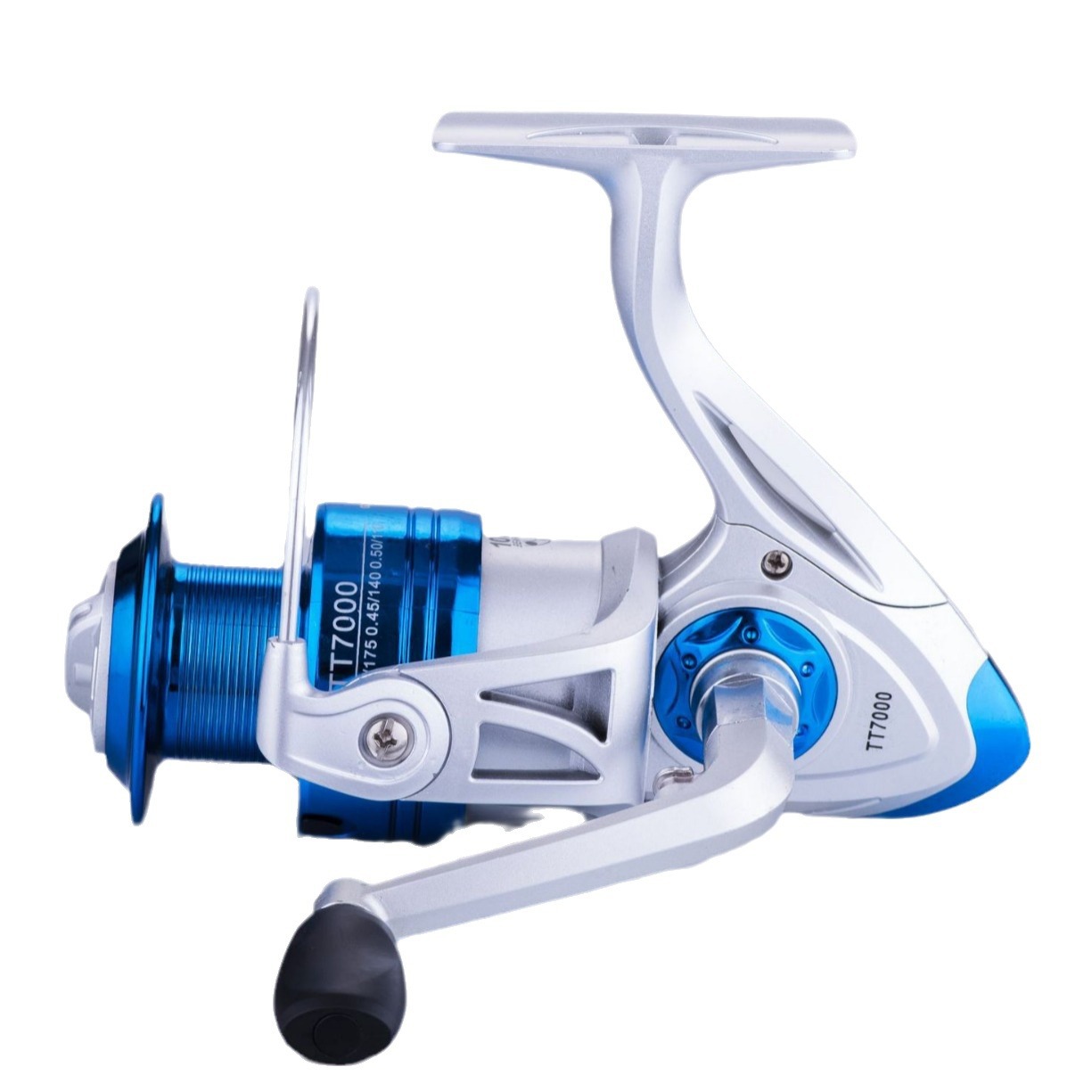 Golden Shark King TT tipo azul 1000-7000 cabeza de plástico rueda giratoria Carrete de pesca Rock Rod rueda de mar rueda de polo carrete de pesca artes de pesca